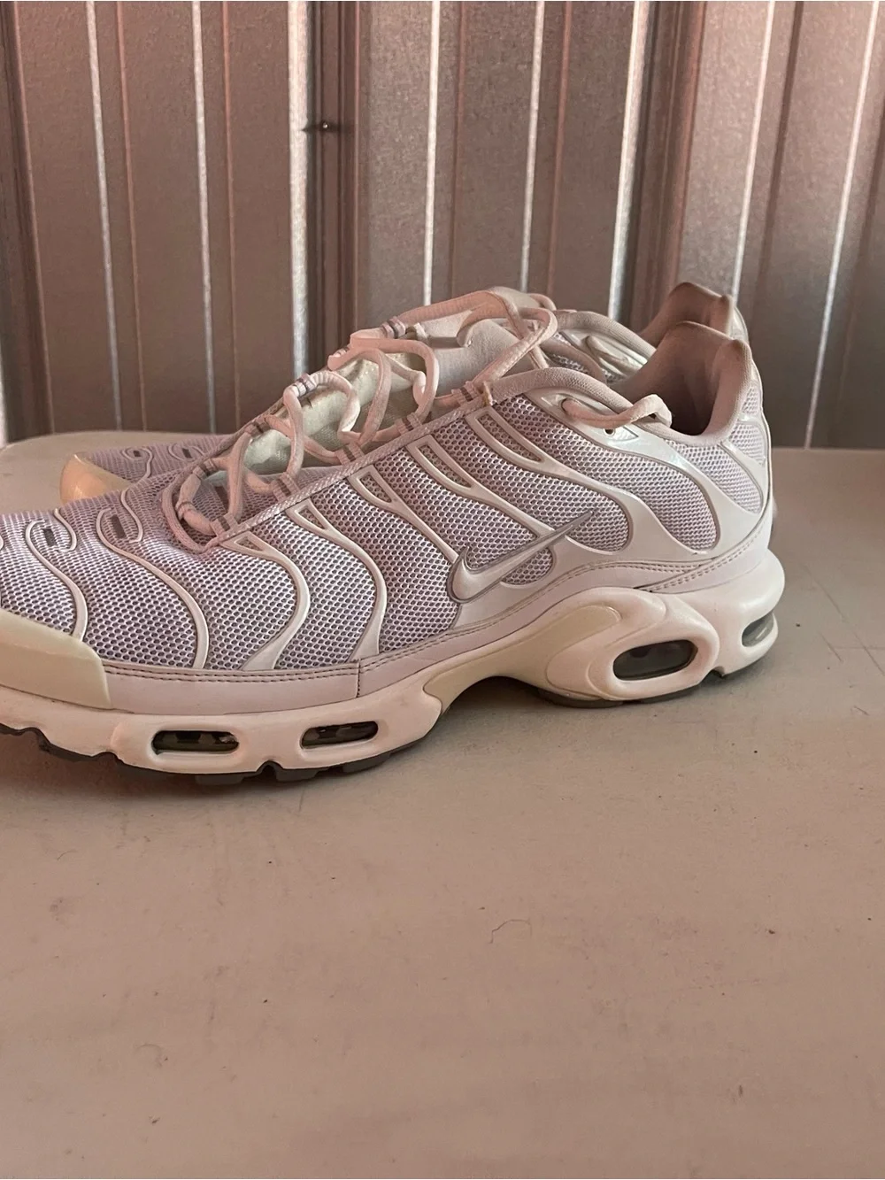 Nike Air Max Plus TN – Triple White – Men’s Size 15 👟🔥